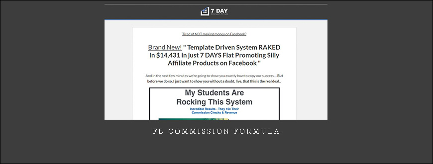 FB Commission Formula