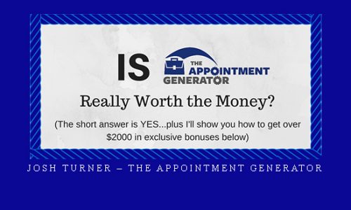 Josh Turner – The Appointment Generator |