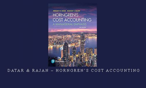 Datar & Rajan – Horngren’s Cost Accounting |