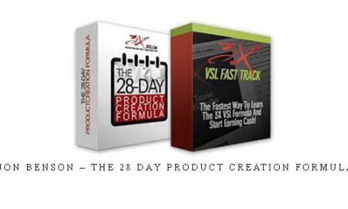Jon Benson – The 28 Day Product Creation Formula |