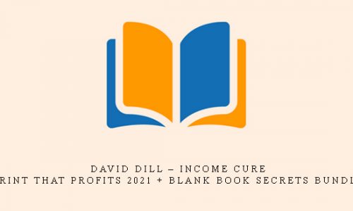David Dill – Income Cure – Print That Profits 2021 + Blank Book Secrets Bundle |