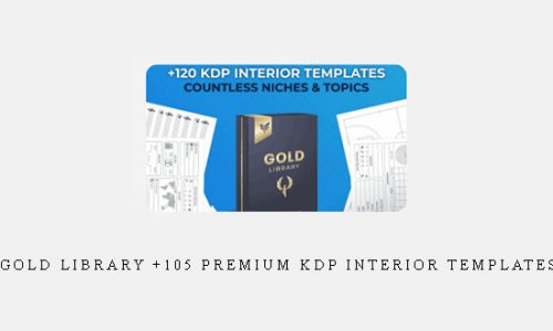 Gold Library +105 Premium KDP Interior Templates |
