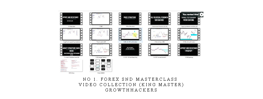 No 1. Forex SND MASTERCLASS Video Collection (KING MASTER) –
