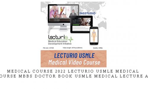 Medical Course 2022 Lecturio USMLE medical video course MBBS Doctor book USMLE Medical Lecture Anatomy |