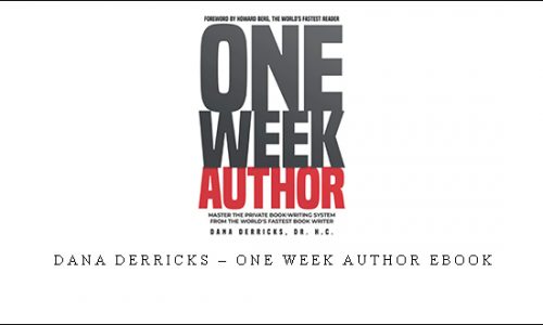 Dana Derricks – One Week Author Ebook |