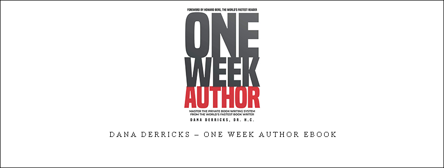 Dana Derricks – One Week Author Ebook