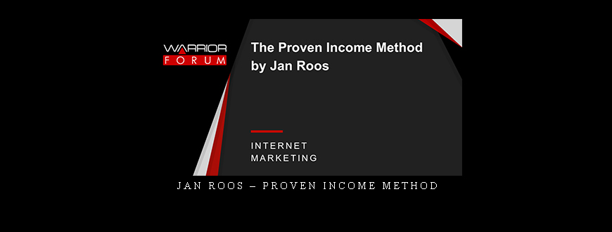 Jan Roos – Proven Income Method