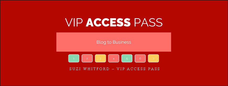 Suzi Whitford – VIP Access Pass