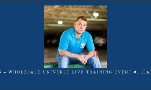 Ryan Nichols – Wholesale Universe Live Training Event #1 (Jan 10th & 11th) |
