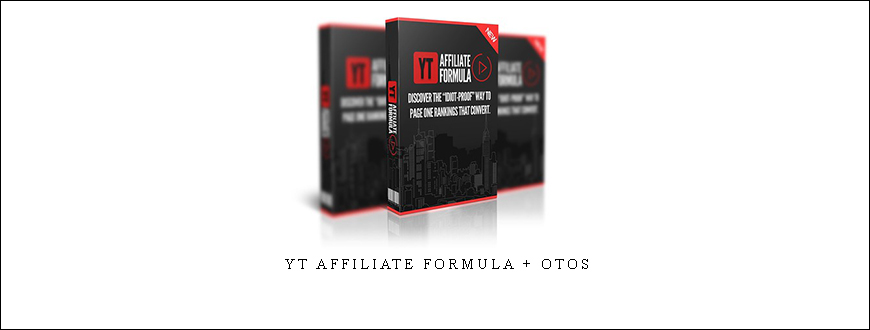 YT Affiliate Formula + OTOs