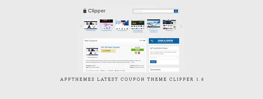 Appthemes Latest Coupon Theme Clipper 1.6