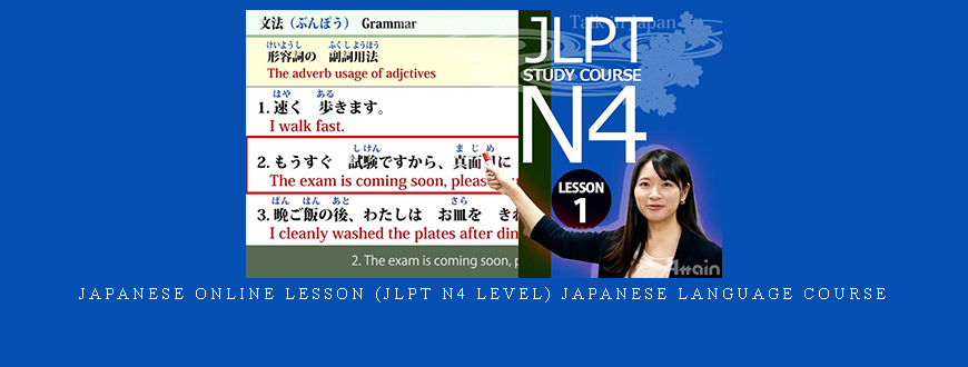 Japanese online lesson (jlpt n4 level) Japanese language course