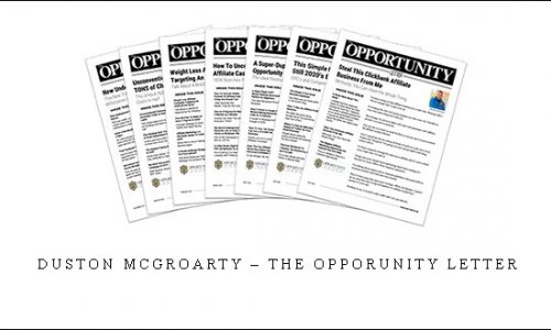 Duston McGroarty – The Opporunity Letter |