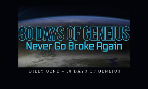 Billy Gene – 30 Days Of Geneius |