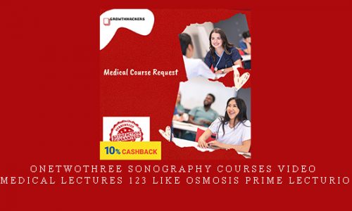 Onetwothree Sonography Courses Video medical lectures 123 like osmosis prime lecturio |