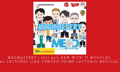Medmastery | 2021 All New with 73 Modules – medical lectures like osmosis prime lecturio medical notes |