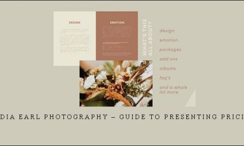 India Earl Photography – Guide to Presenting Pricing |