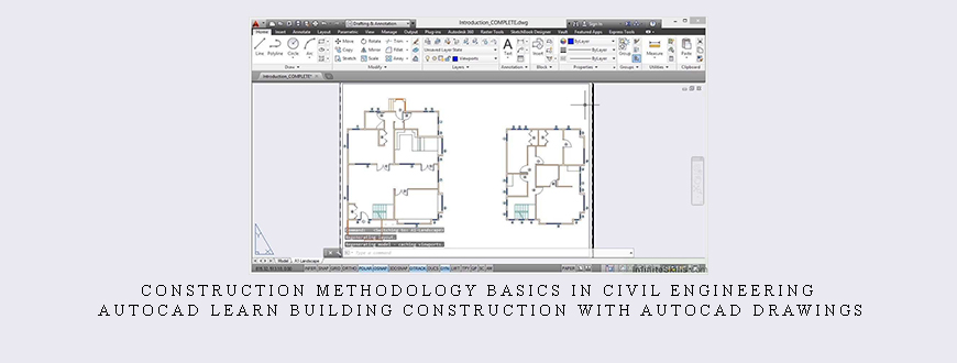 Construction Methodology Basics in Civil Engineering – Autocad Learn Building construction with Autocad Drawings