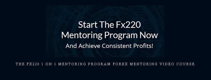 The Fx220 1 On 1 Mentoring Program Forex Mentoring Video Course