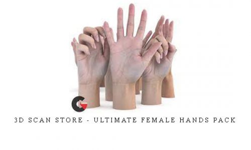 3D Scan Store – Ultimate Female Hands Pack |