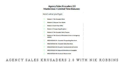 Agency Sales Krusaders 2.0 with Nik Robbins |