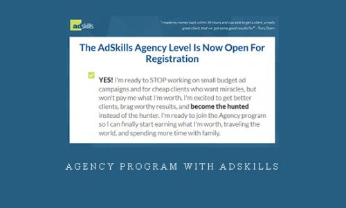 Agency Program with AdSkills |