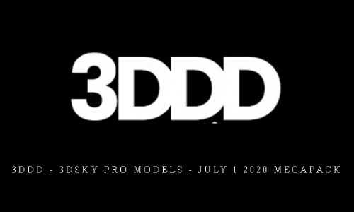 3DDD – 3DSky PRO models – July 1 2020 Megapack |