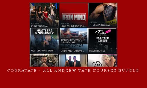 Cobratate – All Andrew Tate Courses Bundle |