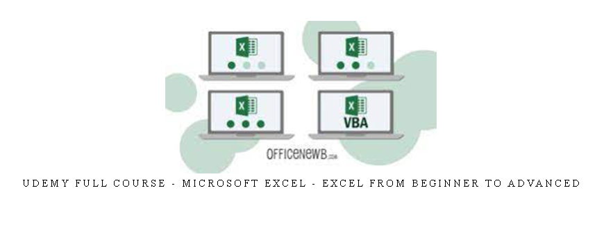 Udemy Full Course – Microsoft Excel – Excel from Beginner to Advanced