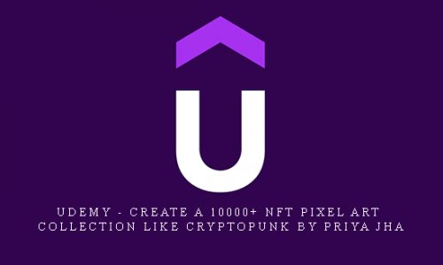 UDEMY – CREATE A 10000+ NFT PIXEL ART COLLECTION LIKE CRYPTOPUNK by Priya Jha |