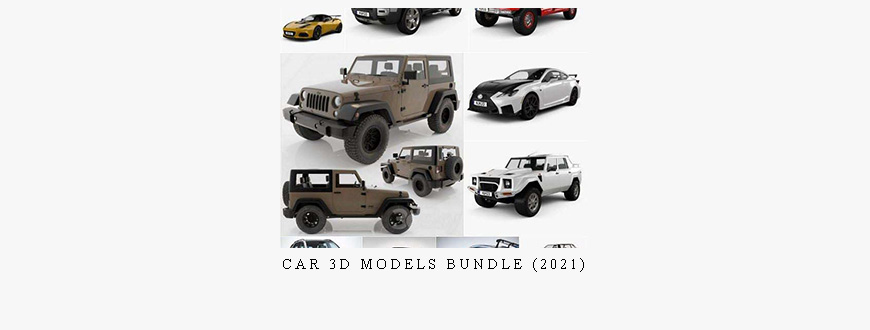 Car 3D Models Bundle (2021)