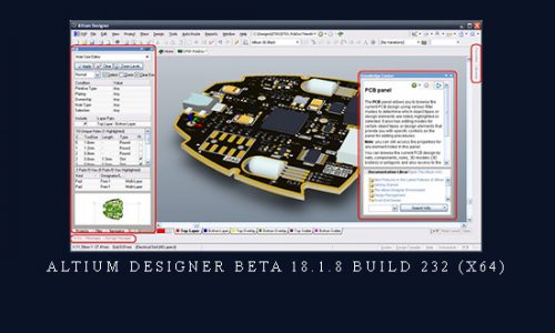 Altium Designer Beta 18.1.9 build 240 (x64) |