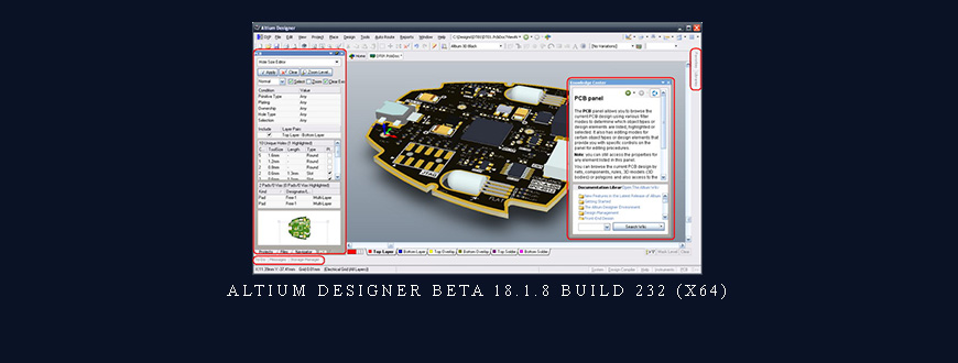 Altium Designer Beta 18.1.9 build 240 (x64)