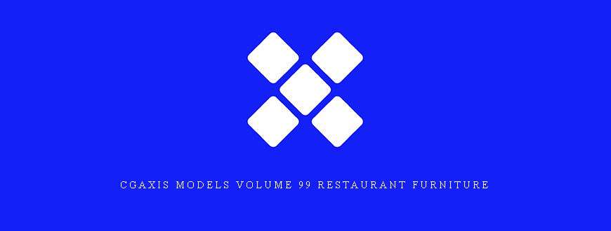 CGAxis Models Volume 99 Restaurant Furniture
