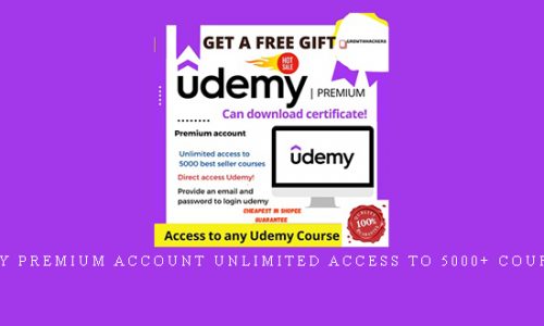 28 days UDEMY PREMIUM Account Unlimited Access to 5000+ COURSES for RM20 |