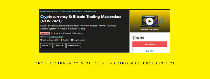 Cryptocurrency & Bitcoin Trading Masterclass 2021
