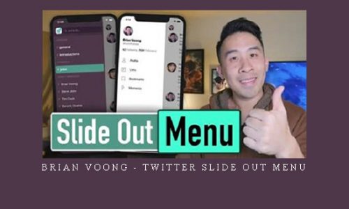 Brian Voong – Twitter Slide Out Menu |