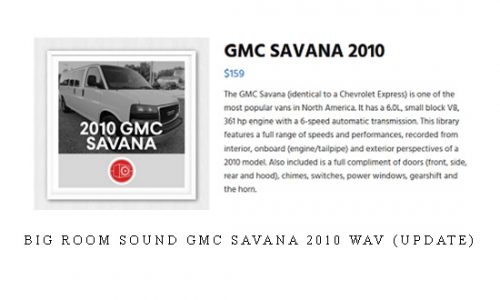 Big Room Sound GMC Savana 2010 WAV (Update) |