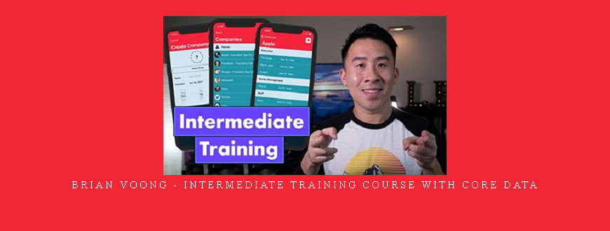 Brian Voong – Intermediate Training Course with Core Data