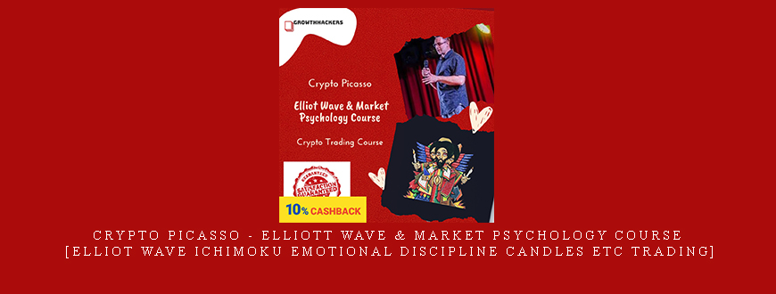 Crypto Picasso – Elliott Wave & Market Psychology Course [Elliot Wave Ichimoku Emotional Discipline Candles Etc Trading]