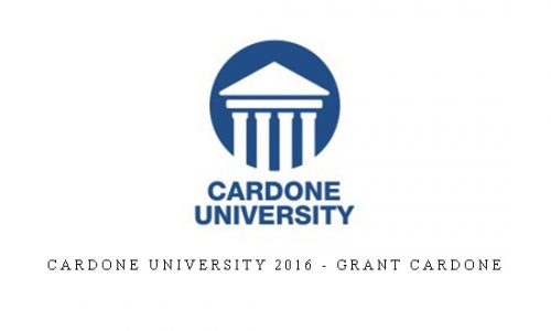 Cardone University 2016 – Grant Cardone |