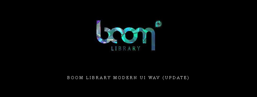 Boom Library Modern UI WAV (Update)