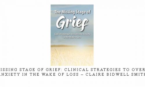 The Missing Stage of Grief: Clinical Strategies to Overcome Anxiety in the Wake of Loss – Claire Bidwell Smith |