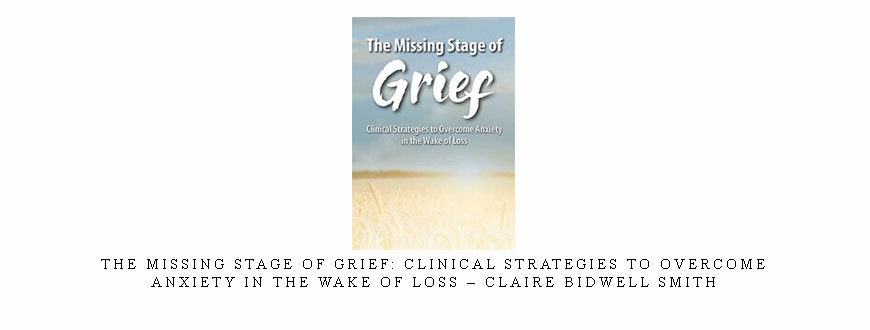 The Missing Stage of Grief: Clinical Strategies to Overcome Anxiety in the Wake of Loss – Claire Bidwell Smith
