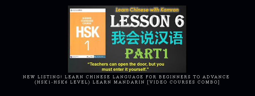 New Listing! Learn Chinese Language For Beginners to Advance (HSK1-HSK6 Level) Learn Mandarin [Video Courses Combo]