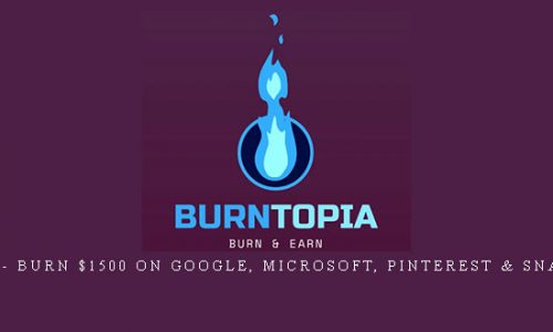 BurnTopia – Burn $1500 on Google, Microsoft, Pinterest & Snapchat ADS |