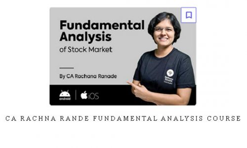 CA Rachna Rande Fundamental Analysis Course |