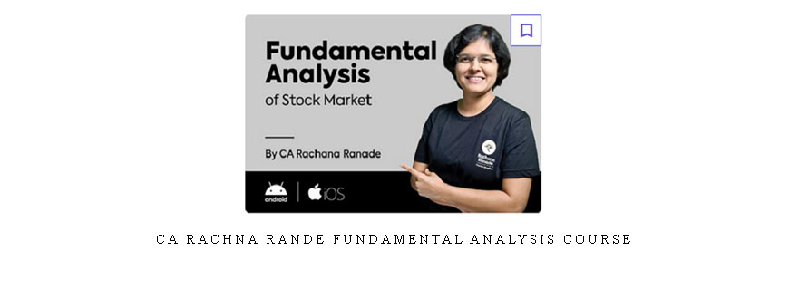 CA Rachna Rande Fundamental Analysis Course