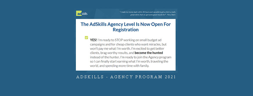 AdSkills – Agency Program 2021